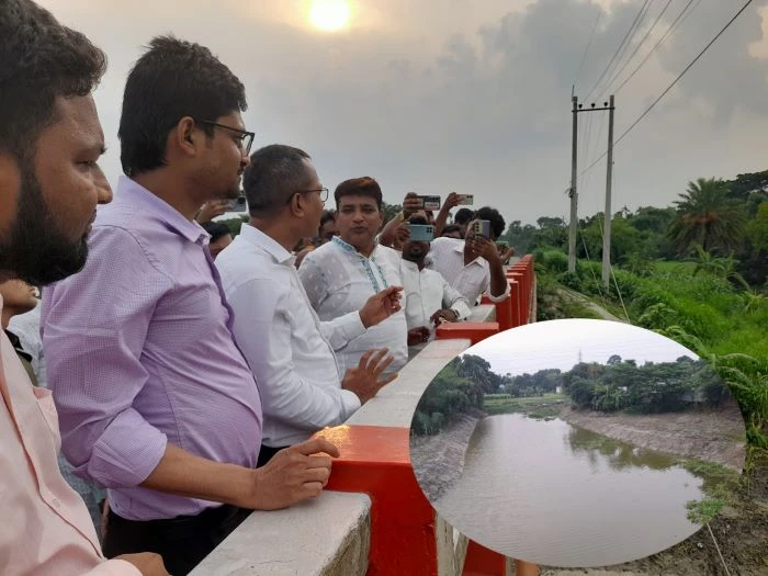খাল খননে জেগেছে নতুন স্বপ্ন, মাঠে নেমে কাজ দেখলেন ফরিদপুরের জেলা প্রশাসক